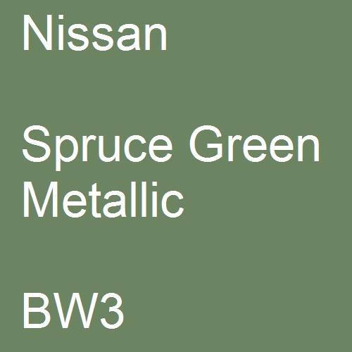 Nissan, Spruce Green Metallic, BW3.